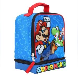 NWT! Insulated lunch bag with fun Super Mario design.
